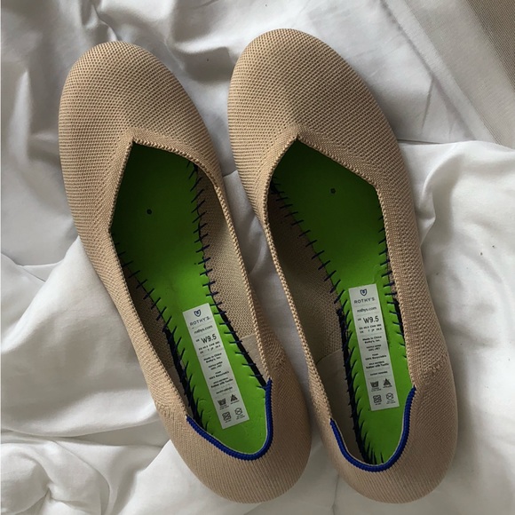 Rothy’s The Flat in Neutral White Sz 9.5 - Picture 5 of 7